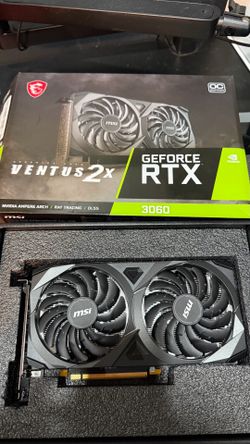 MSI GeForce RTX 3060 Ventus 2X 12G OC – 12GB DDR6