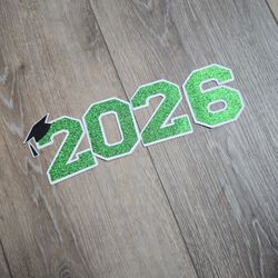 White & Green Gliter