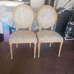 Two Beautiful Antique Looking Chairs