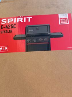 New Weber Spirit E-425c Stealth Barbecue BBQ Grill Propane.