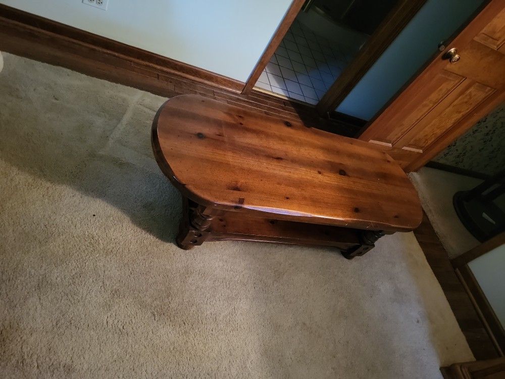 Rustic Wood Coffee Table