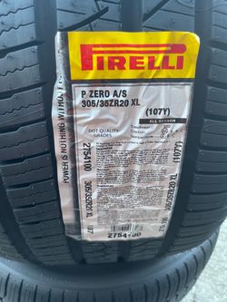 New 305/35/20 Pirelli P Zero AS