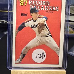 NOLAN RYAN 1988 RECORD BREAKERS.