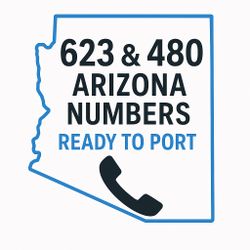 5 Arizona Phone Numbers – 623 & 480 – Ready to Port