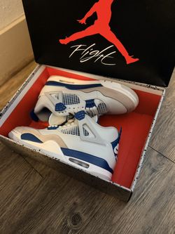 Retro 4 military blue 2024