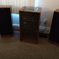 Sony home Stereo System With Turntable, Speakers