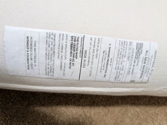 King size Coconut choir mattress from Futon Nation