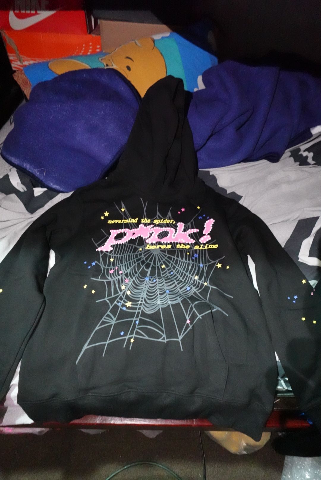 Sp5der Pink Hoodie