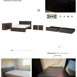 IKEA Queen Size Malm Bedroom Set