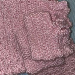 Newborn Crochet Four Piece Set