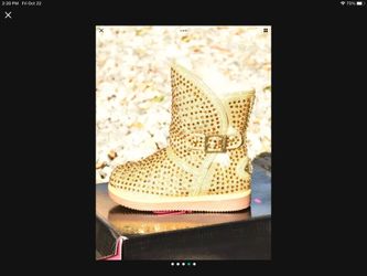 Gold Boots For Girls $22