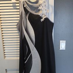 Shein Black/white Dress