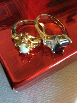 Beautiful Vermeil Gold rings 💍🦋💍 Size # 5 / Each sells for $60