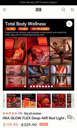 Red light therapy new closed box