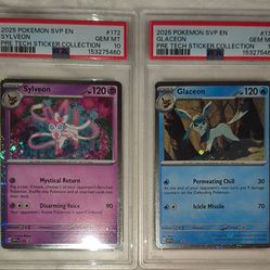 Pokemon PSA slabs