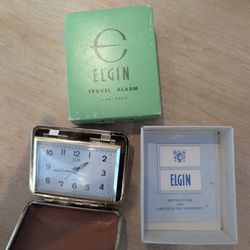 ELGIN TRAVEL ALARM CLOCK