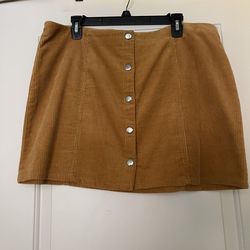 Corduroy skirt