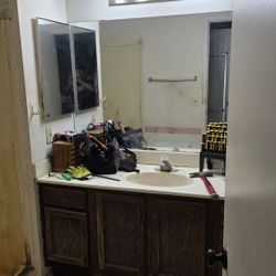 80's Bathroom Demo'd - Free, One Man's Trash