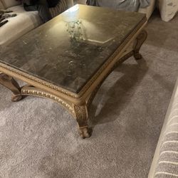 Marble Coffee Table With 2 Side Tables 