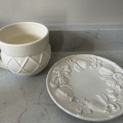 Ceramic Plate And Cup