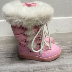 Girls Pink Winter Boots – EU 28 (US Kids 10- 11) – Like New
