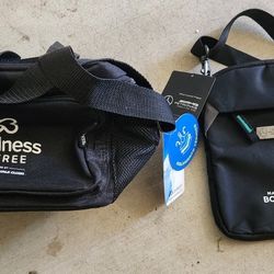 New Black Lunchbag And Black Side Pouch