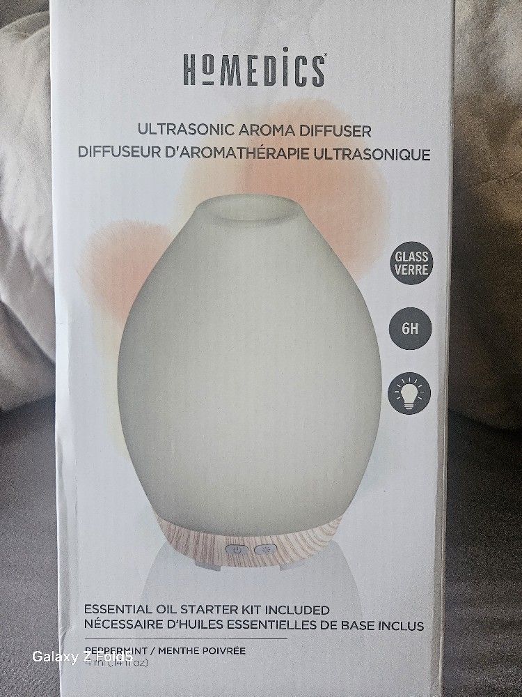 HoMedics Ultrasonic Aroma Diffuser – NEW IN BOX