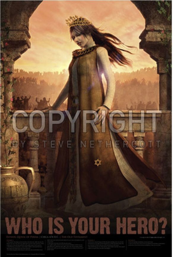 Esther, Queen of Persia (24x36 Poster) 2009 S.E. Nethercott