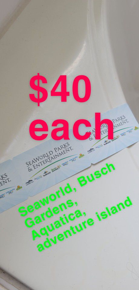 Any Seaworld Park Ticket