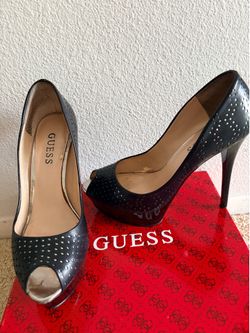 High heels  black shoes, size 7,5