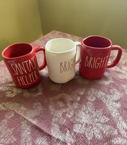 Rae Dunn Christmas Mugs
