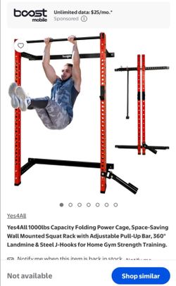 Power cage wall mounted