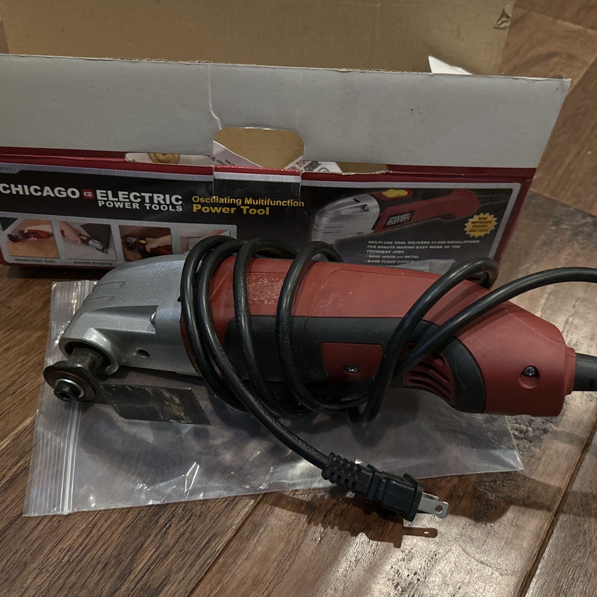Chicago electric oscillating multi-tool 62302