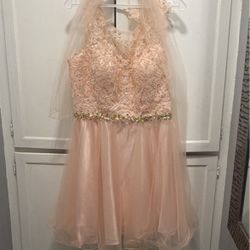 Cute Pink Prom/Graduation/Dama Dress