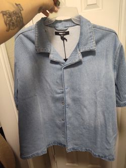 Xl Jean Shirt Men