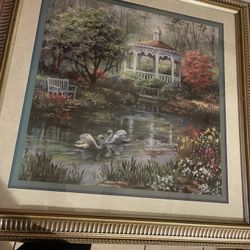 “Gardens Beyond Spring Gate” By Thomas Kinkade