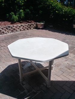 Outdoor PVC table