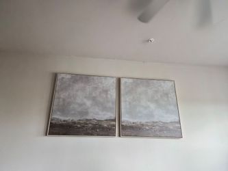 2x matching paintings- 15  OBO