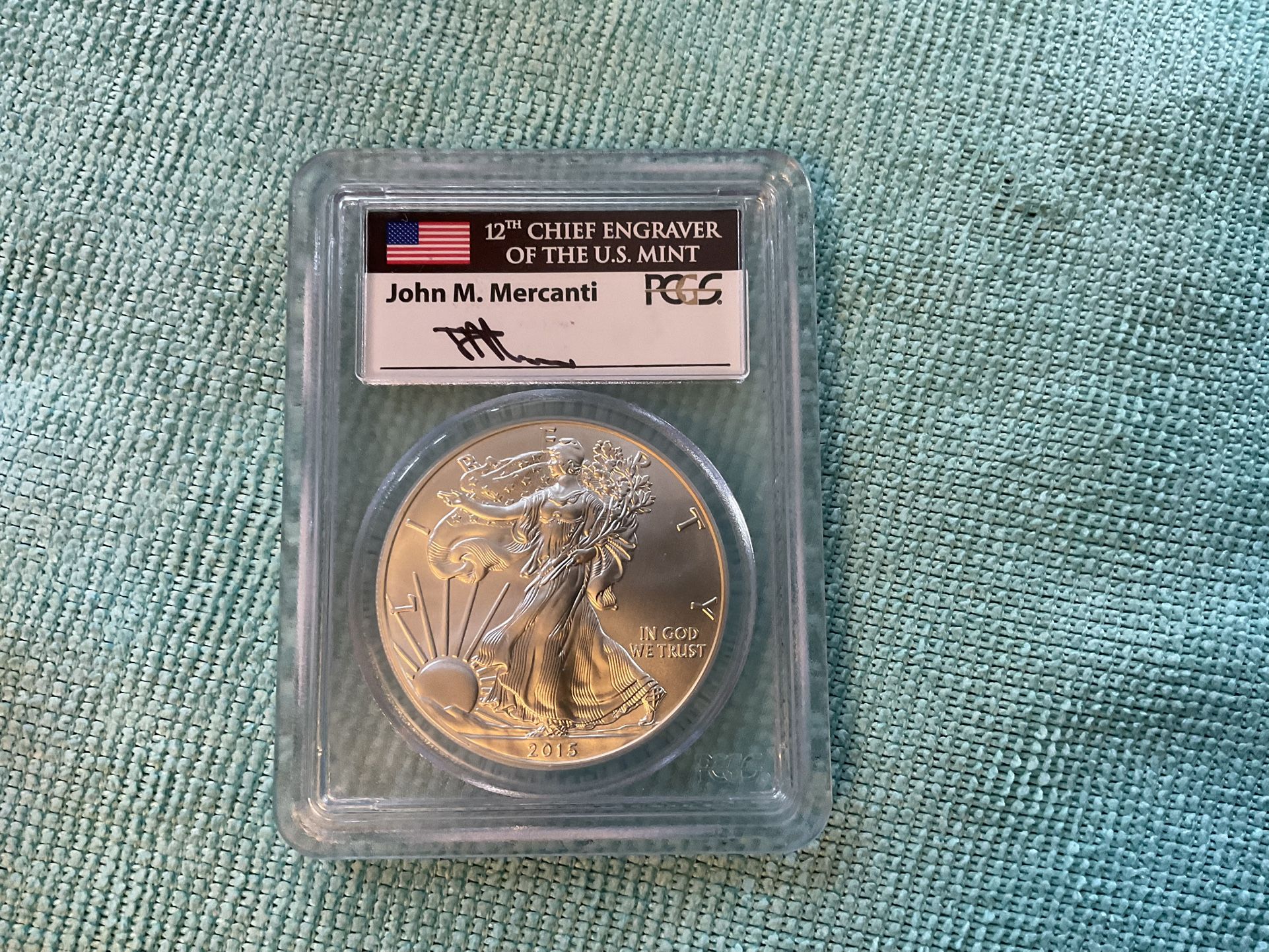 2015 MS70 John Mercanti Signed