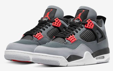 AIR JORDAN 4 GS “INFRARED” SIZES US 4.5Y, US 7Y