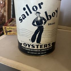 Sailor Boy Brand Oyster Can 1 Gallon