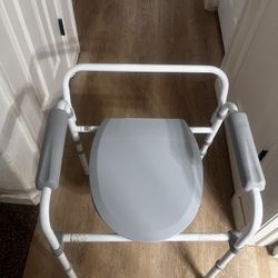 Medline 3-in-1 Steel Bedside Commode