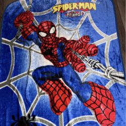 Vintage Spider-Man Blanket From The 2000s