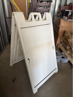 A frame sign sidewalk signs advertising business sandwhich