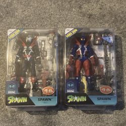 McFarlane 1977 Spawn Chase x2 Red Platinum Brand New In Box  W/ x2 Comics