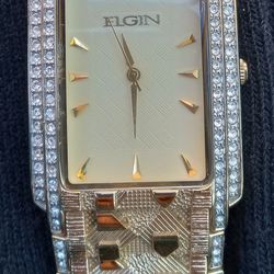 Gold With Diamonds Watch