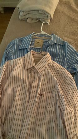 Men’s or boys hollister California, long sleeve shirts, size medium