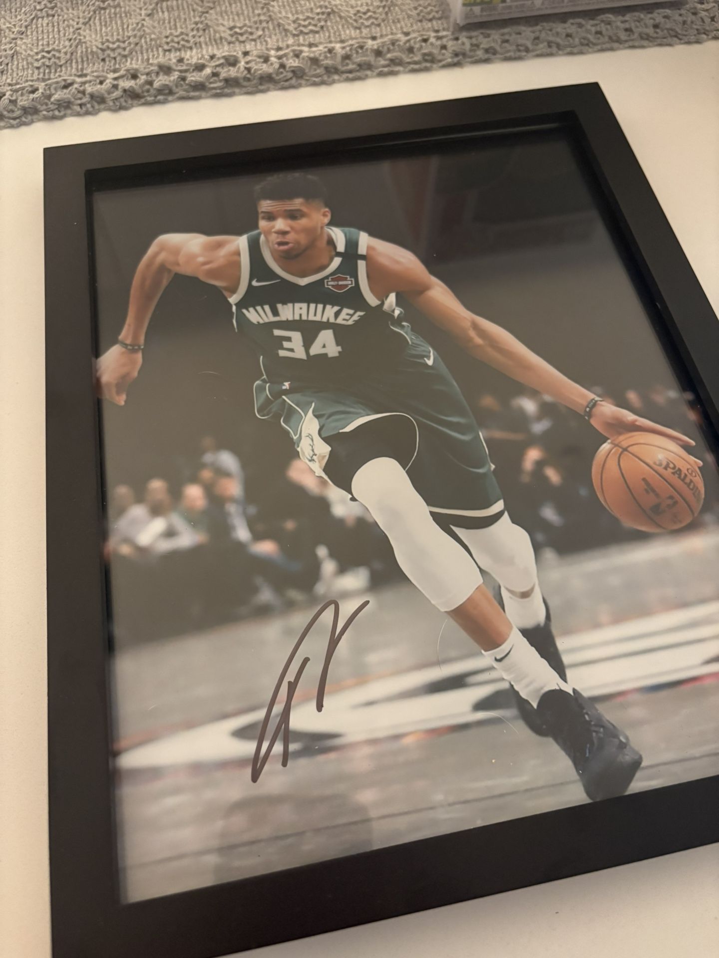 Giannis Antetokounmpo Signed Photo
