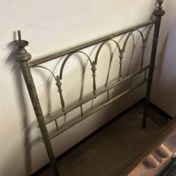 Brass Antique Single Bed Frame From Spain 