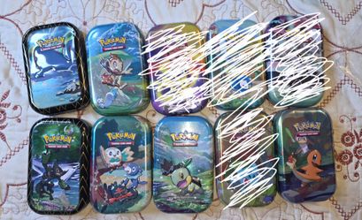 Pokémon mini empty tins